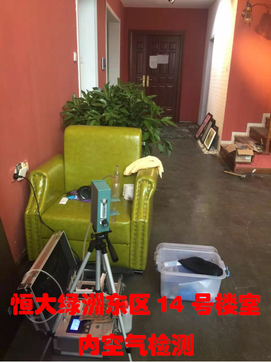 恒大绿洲东区14号楼2单元室内空气检测